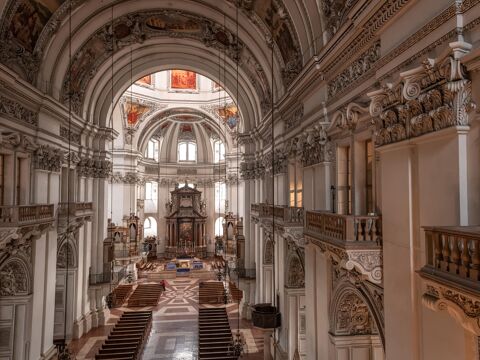 Salzburg Cathedral - interior view