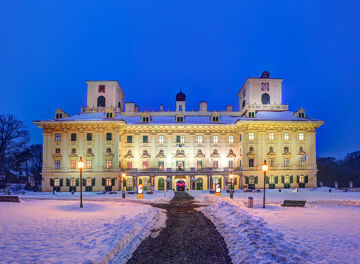 Esterházy Palace in Eisenstadt in the snow