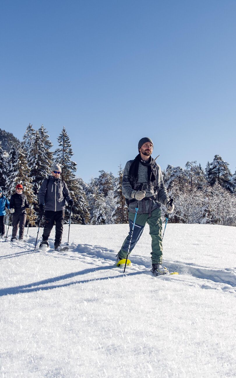 Schneeschuhwandern im Naturpark Karwendel