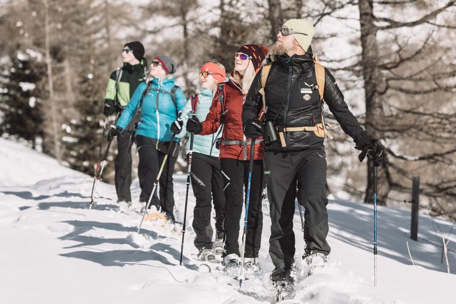 Snowshoe hiking with National Park Ranger in the Hohe Tauern National Park