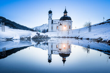 Seekirchl im Winter, Seefeld