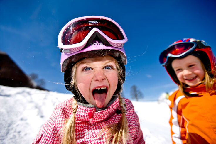 Kinder Skifahren in der Steiermark