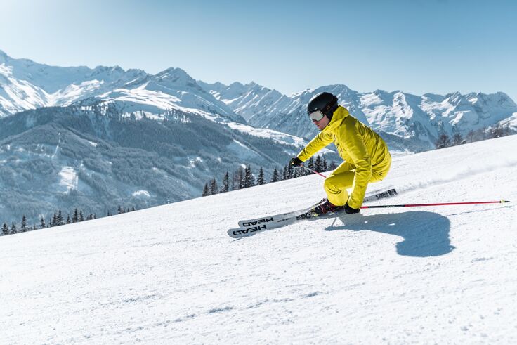 Skiing in the Zillertal Arena