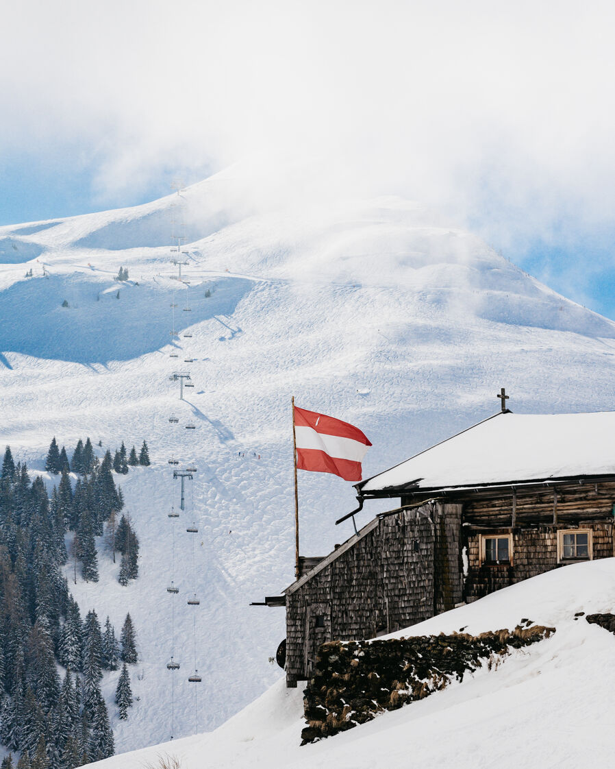 Skidbacke i Kitzbühel