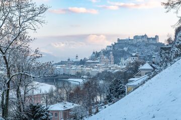 La ville de Salzbourg en hiver