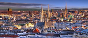 Wien. Blick über die Stadt