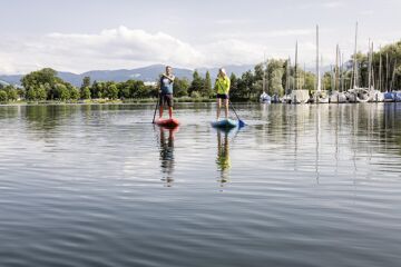 Stand Up Paddling on Lake Constance