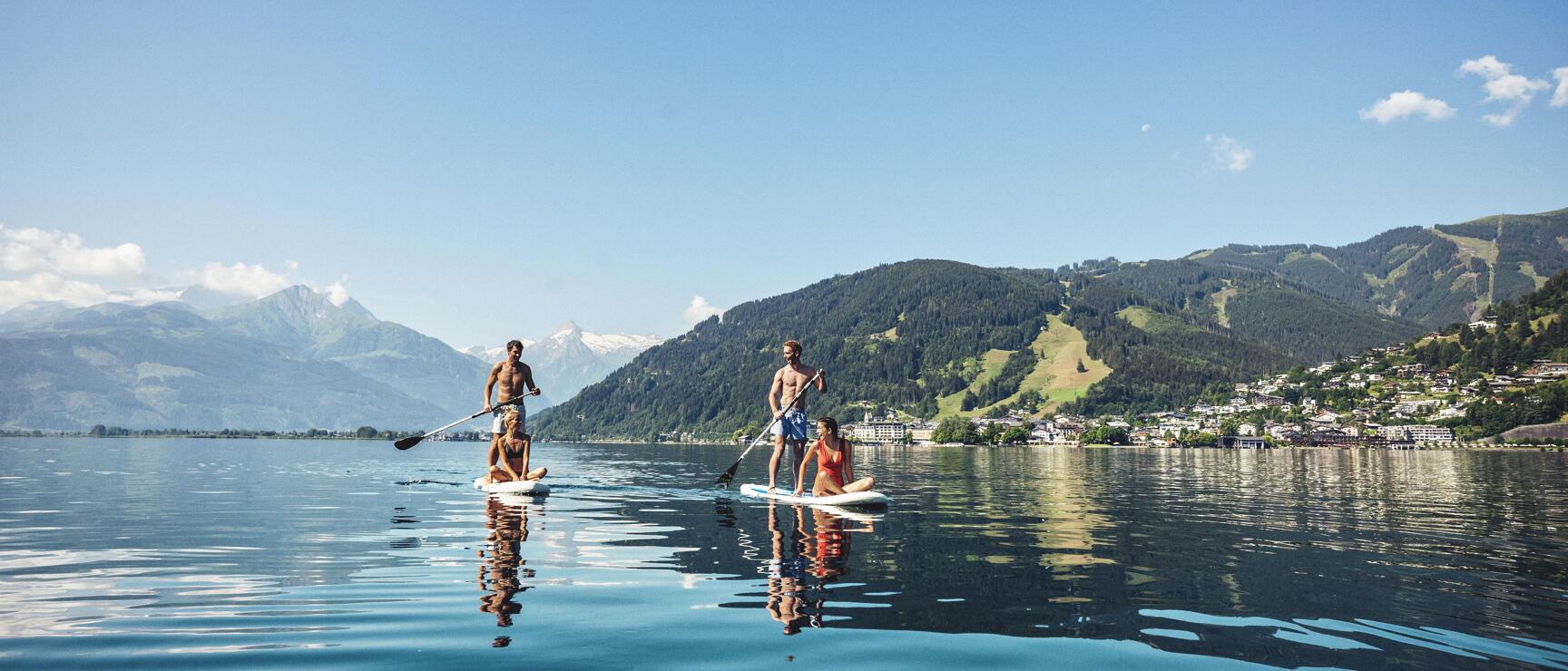 Stand up paddling am Zeller See