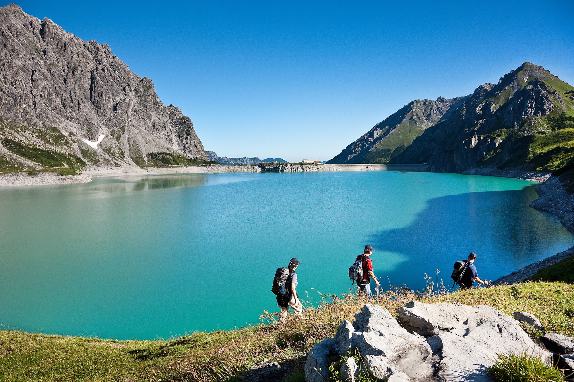 Wandern am Lünersee im Brandnertal