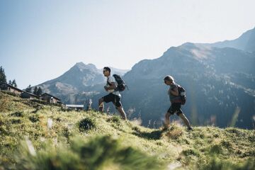 Hiking in the Hall-Wattens region, Voldertal mountains in summer