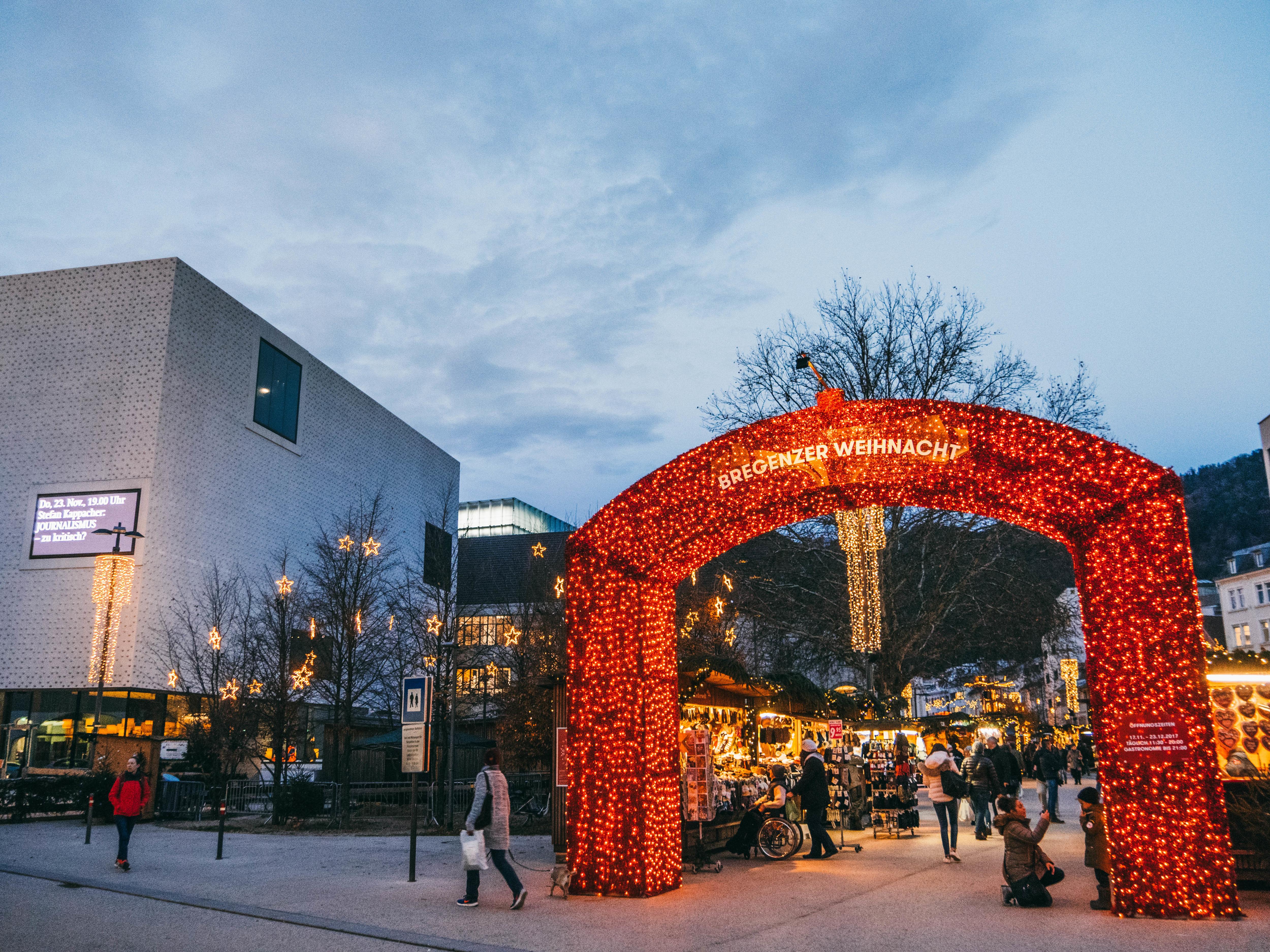 Weihnachtsmarkt in Bregenz