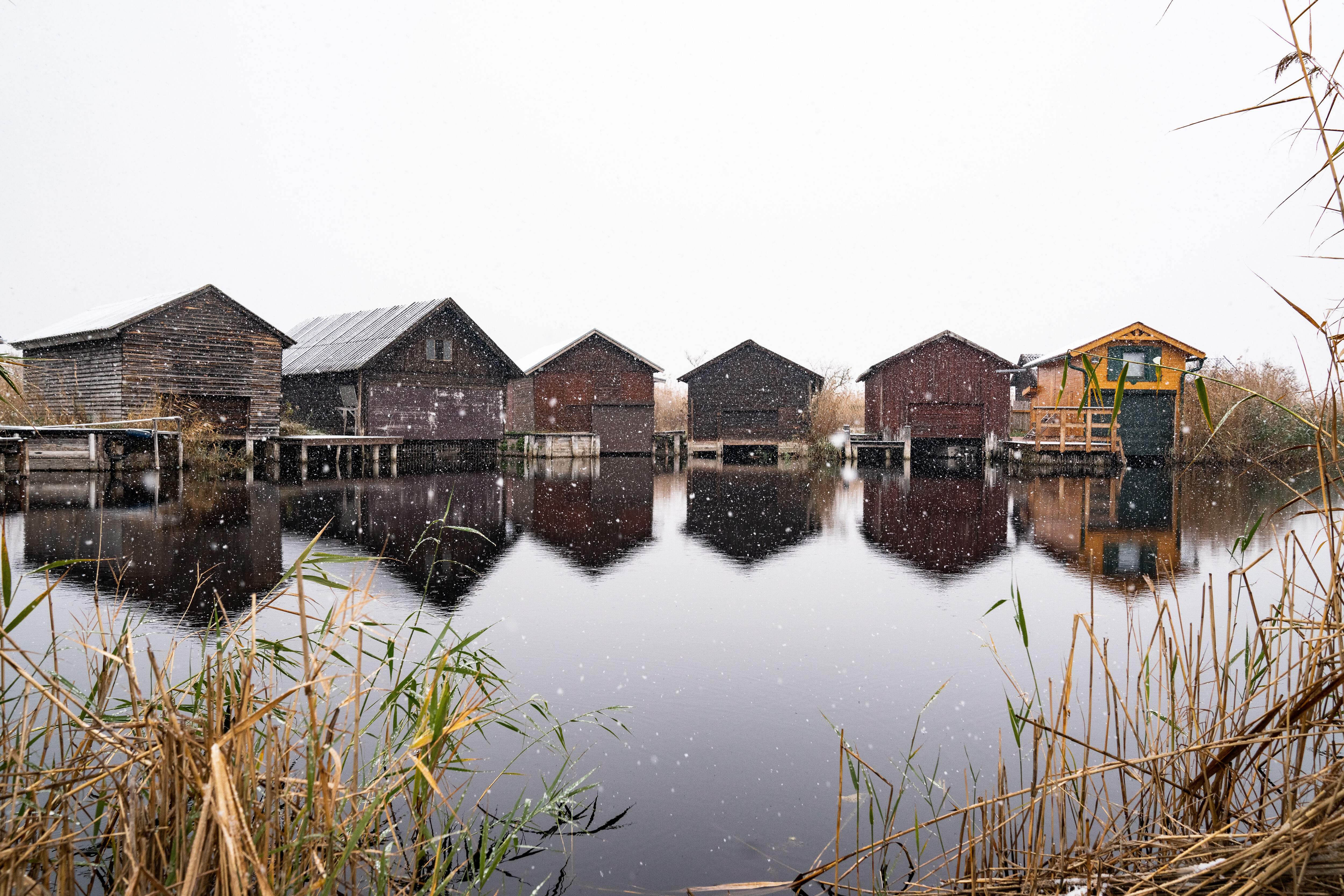 Winter at Neusiedler See, Burgenland