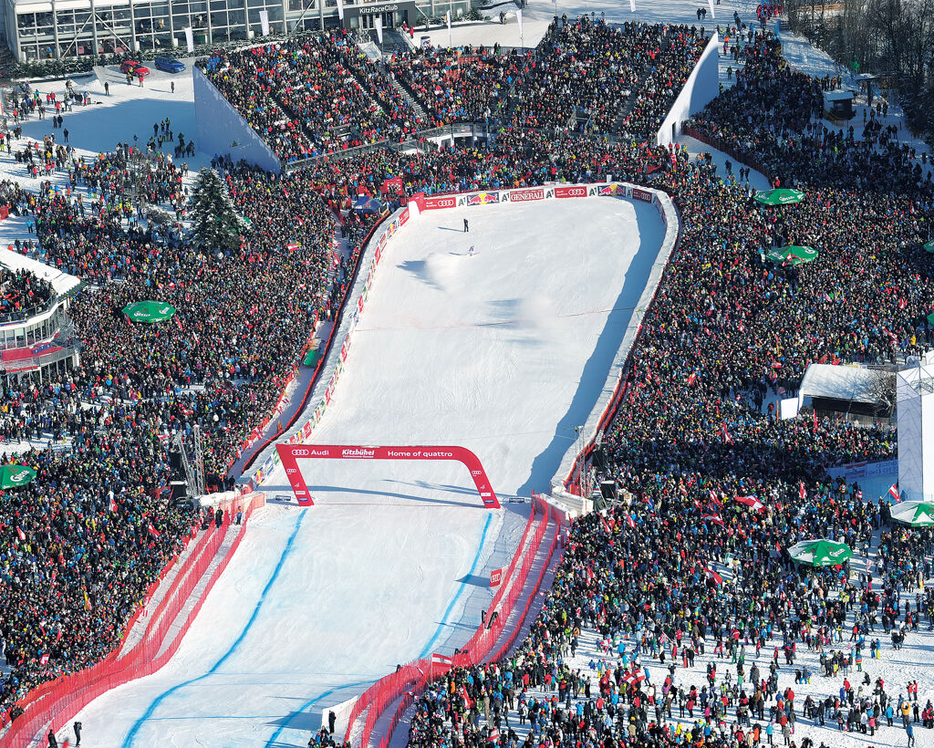 Część wyścigu Hahnenkamm, Kitzbühel