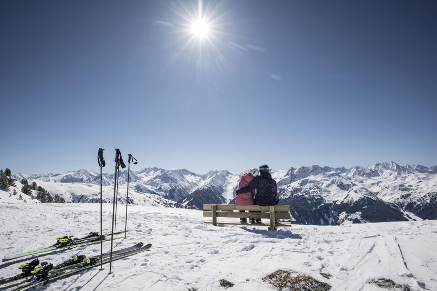 Zillertal, par i pogled u daljinu